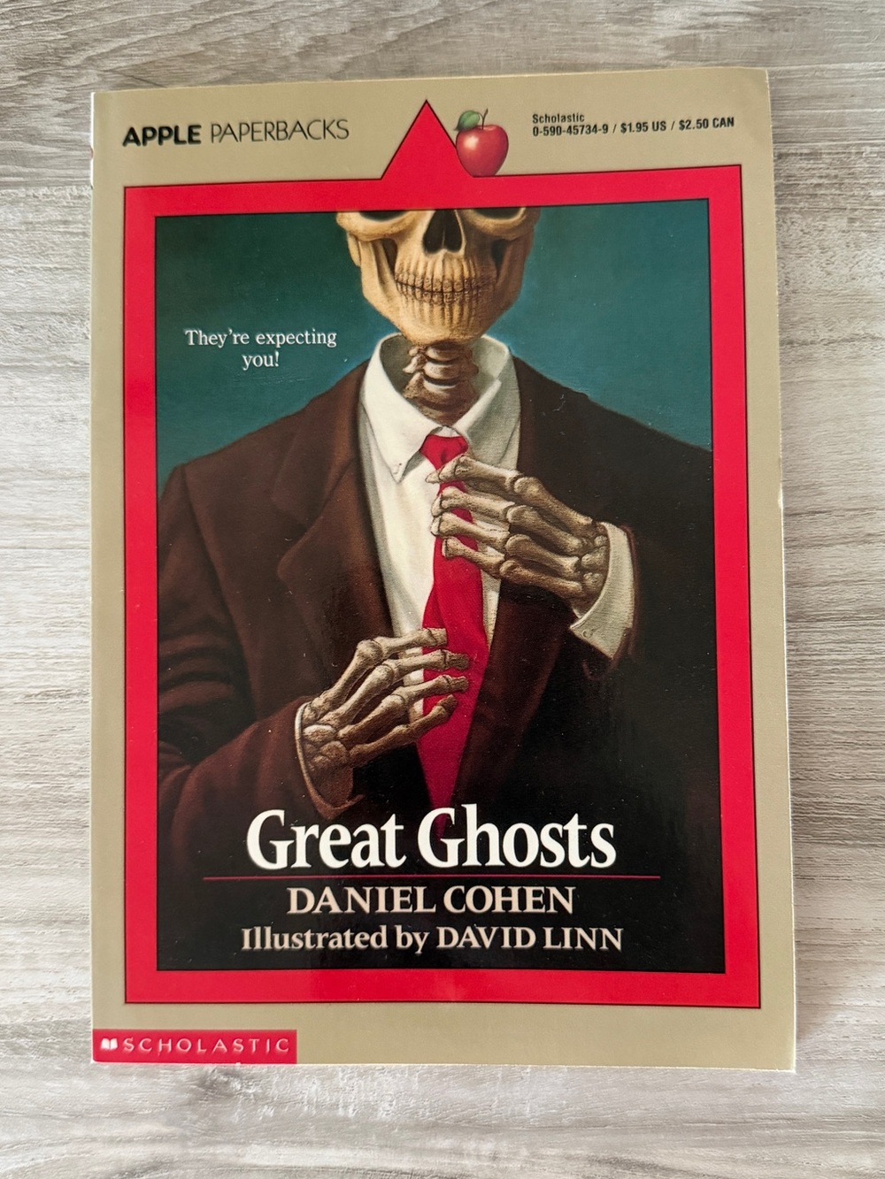 Vintage Scholastic Ghost Story Book 1990s
